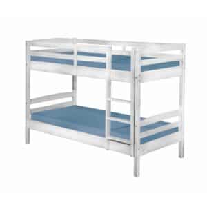 Rick Etagenbett 90x200 Hochbett Kinderbett Kinderzimmer Bett 2x Lattenrost weiß